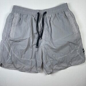 Gray Men's Active Drawstring Shorts